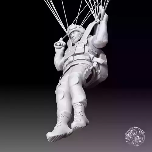 Military Paratrooper 2 3D print model