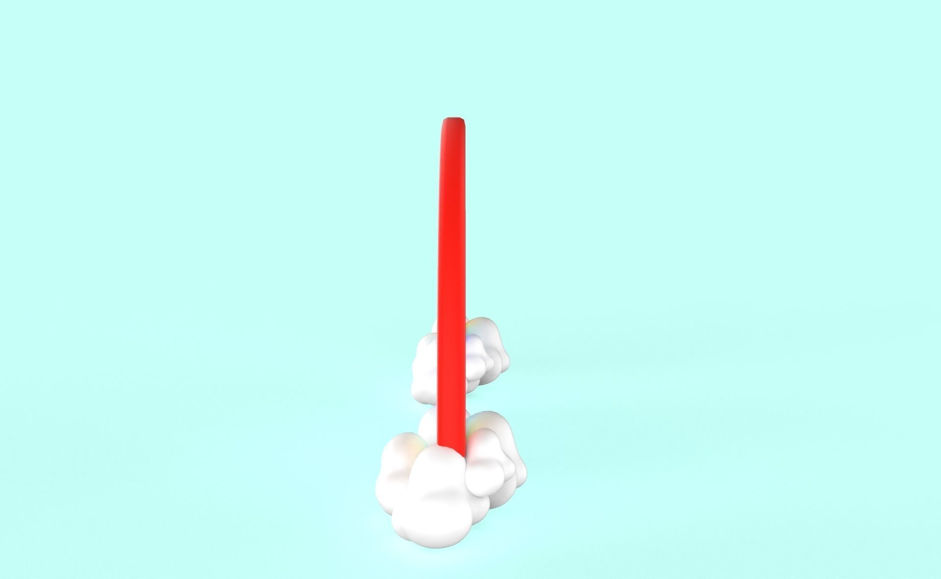 Prop79 Rainbow Low-poly 3D model_3