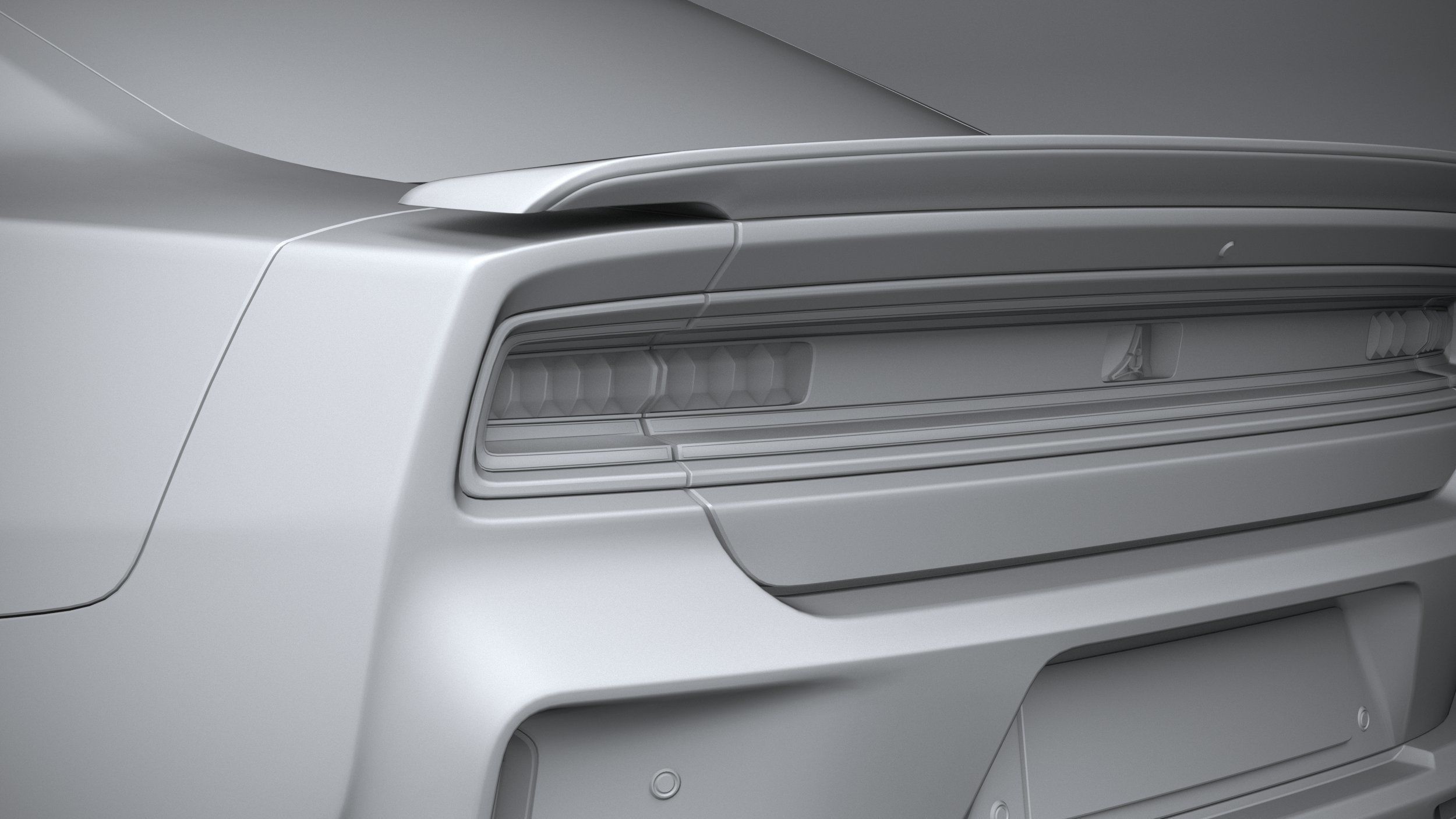 Dodge Charger Daytona 2024 LowPoly 3D model_24