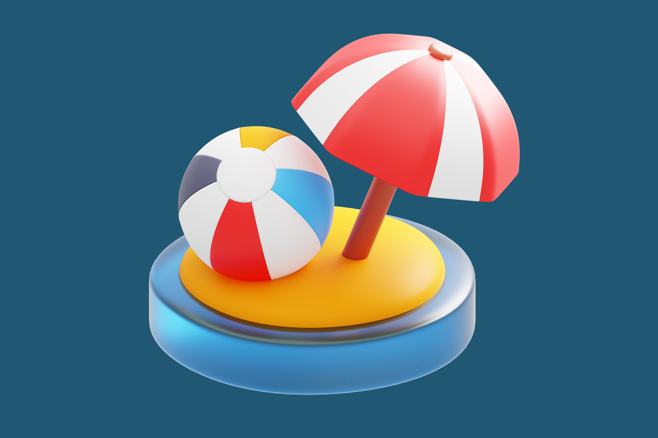 3D Holiday Element 3D model_16