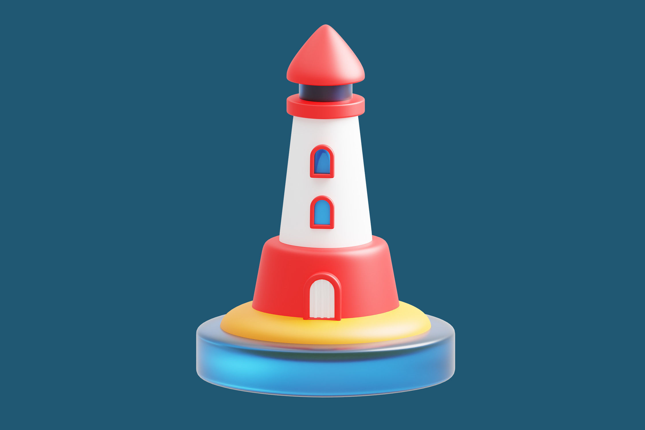 3D Holiday Element 3D model_9