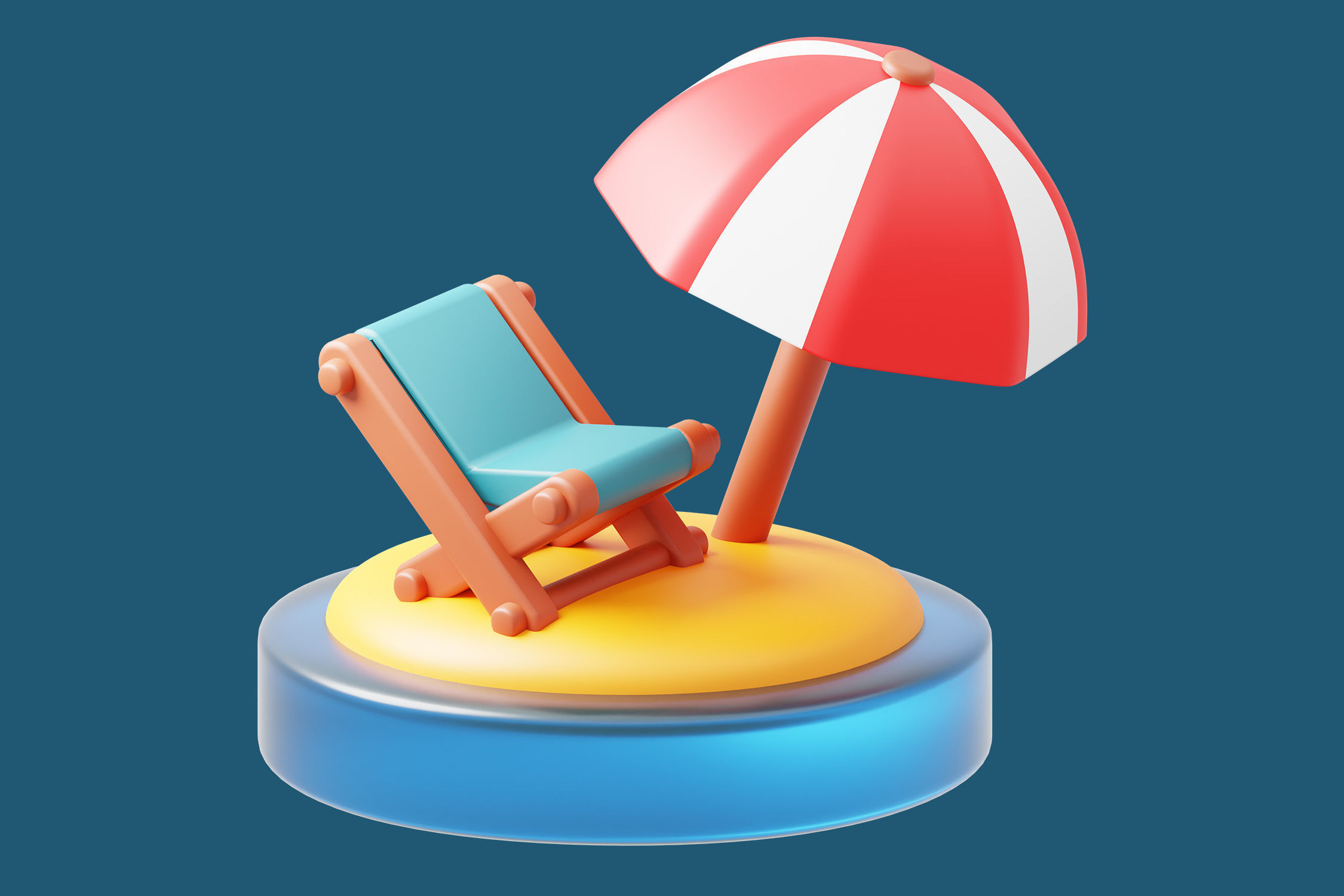 3D Holiday Element 3D model_8