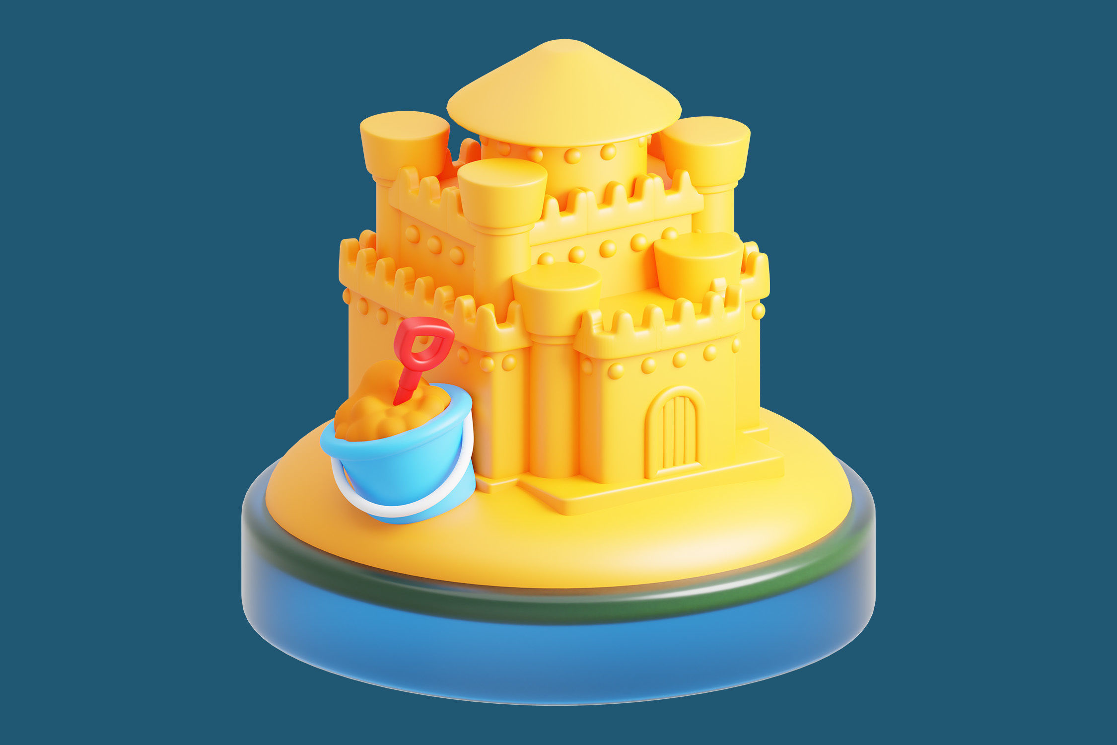 3D Holiday Element 3D model_20