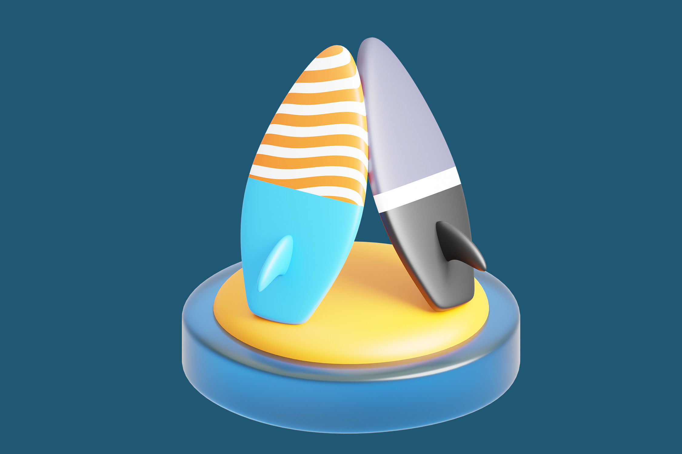 3D Holiday Element 3D model_4