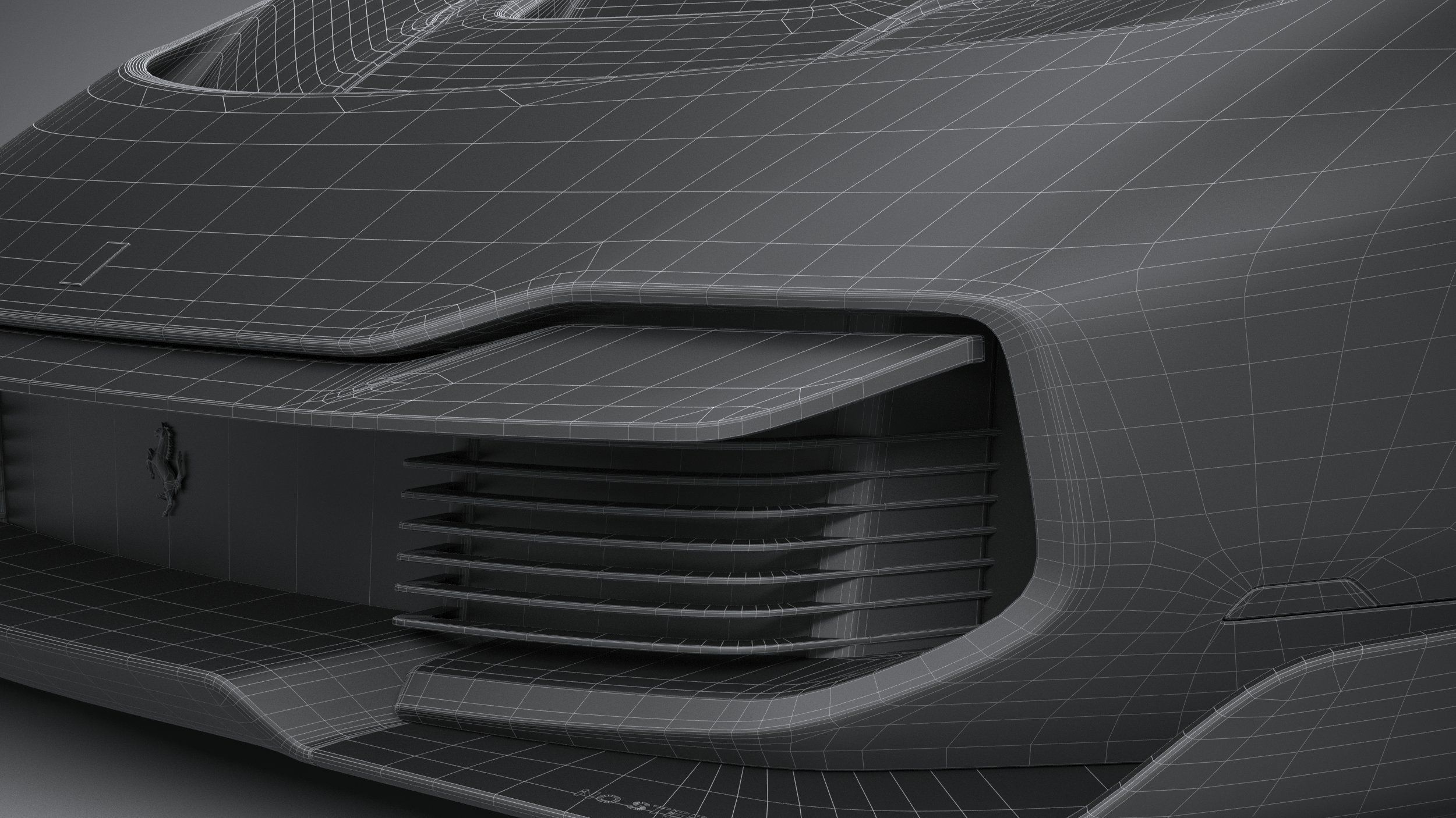 Ferrari KC23 2023 LowPoly 3D model_30