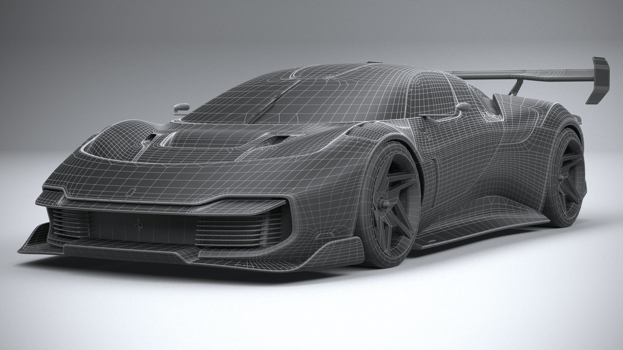 Ferrari KC23 2023 LowPoly 3D model_27