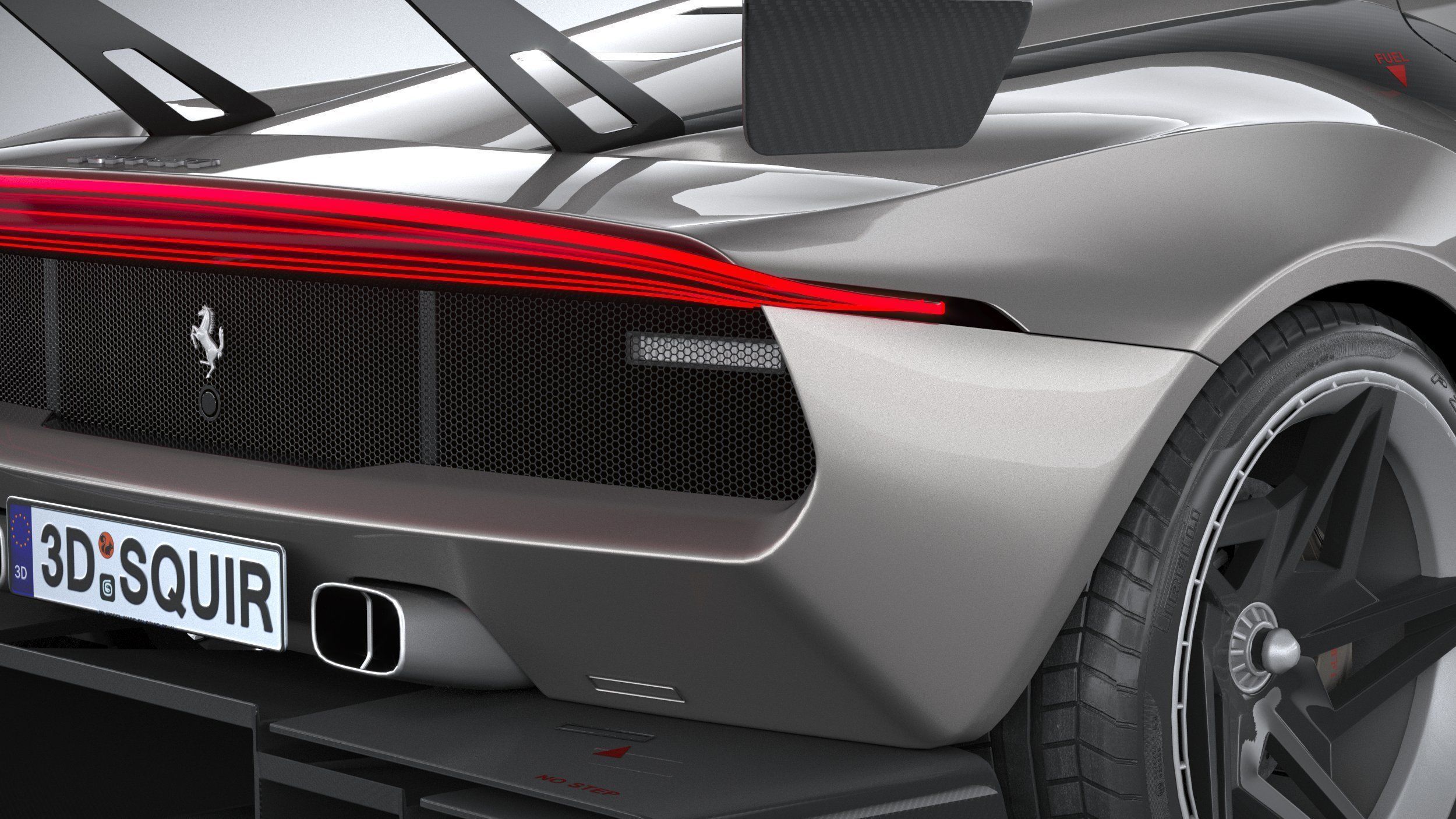 Ferrari KC23 2023 LowPoly 3D model_18