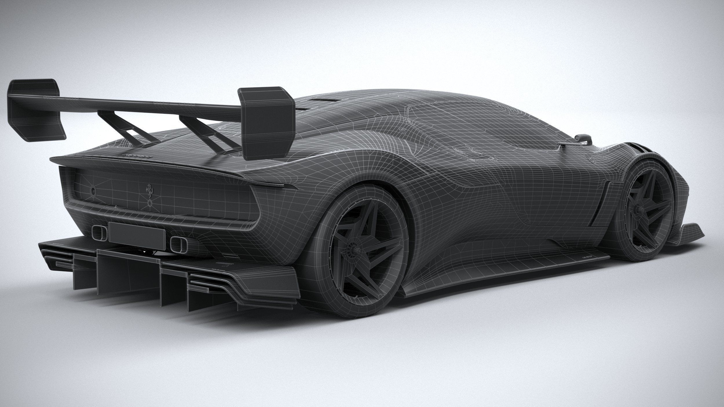 Ferrari KC23 2023 LowPoly 3D model_32