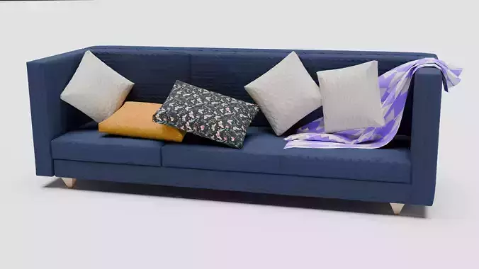 interior living room sofa 3d 3D model