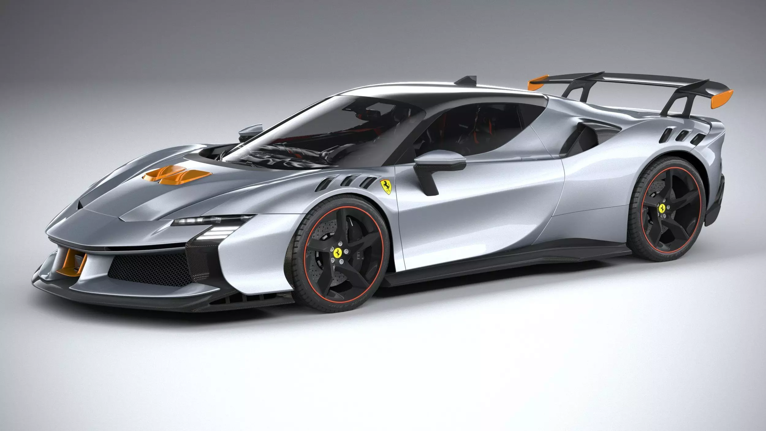 Ferrari SF90 XX Stradale 2024 LowPoly 3D model