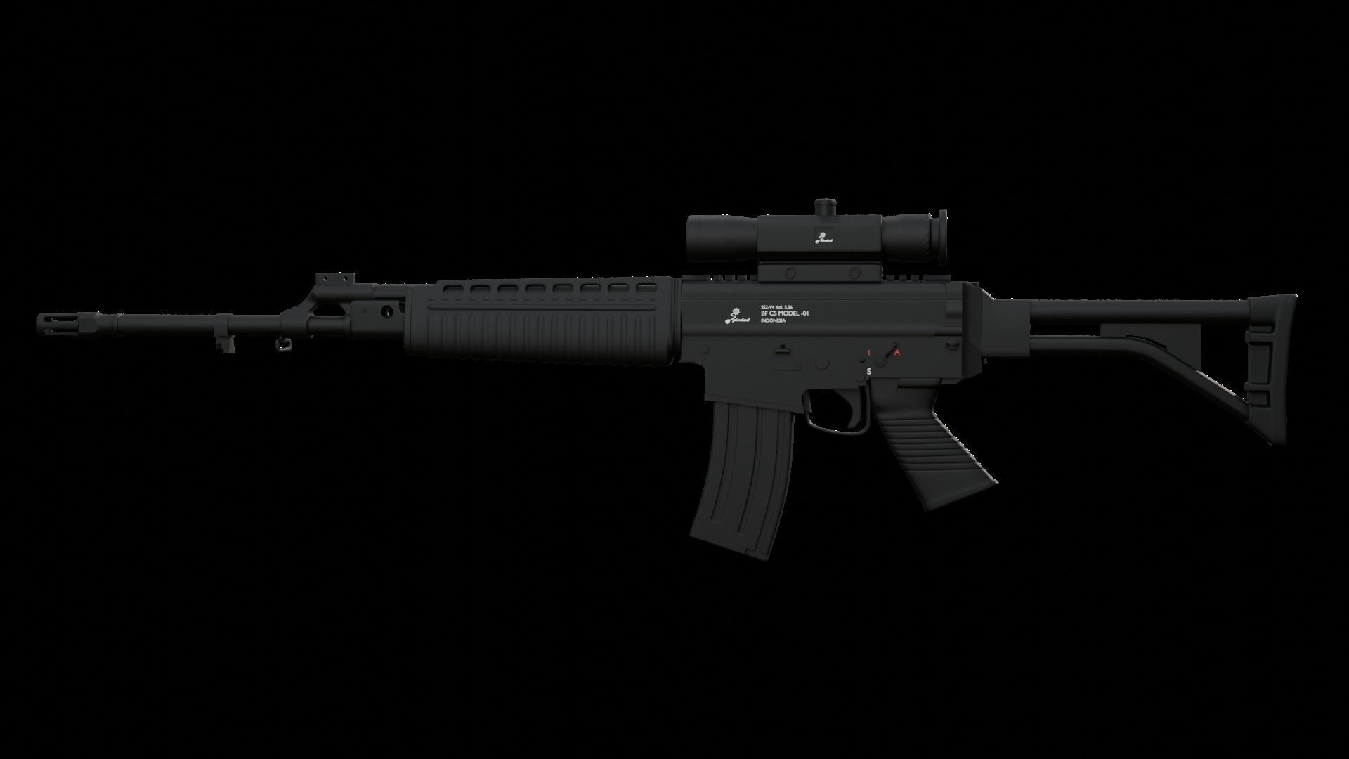 SS2 V4 Pindad 3D model_3