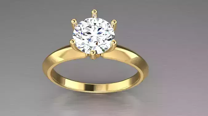 Diamond Solitaire Ring 5