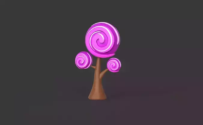 Cartoon Candy Tree 15