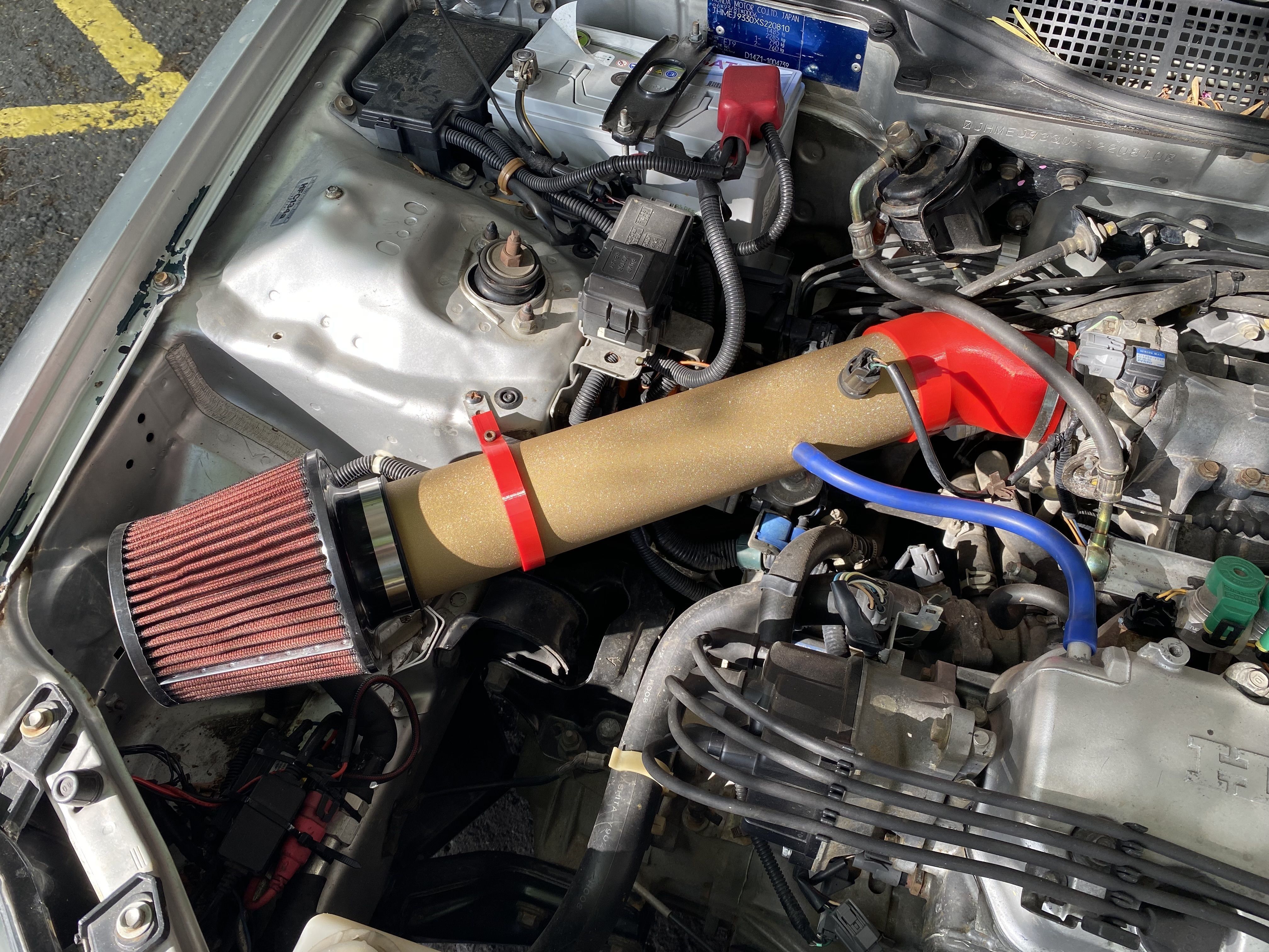 Honda civic intake for D and B series 3D print model_1