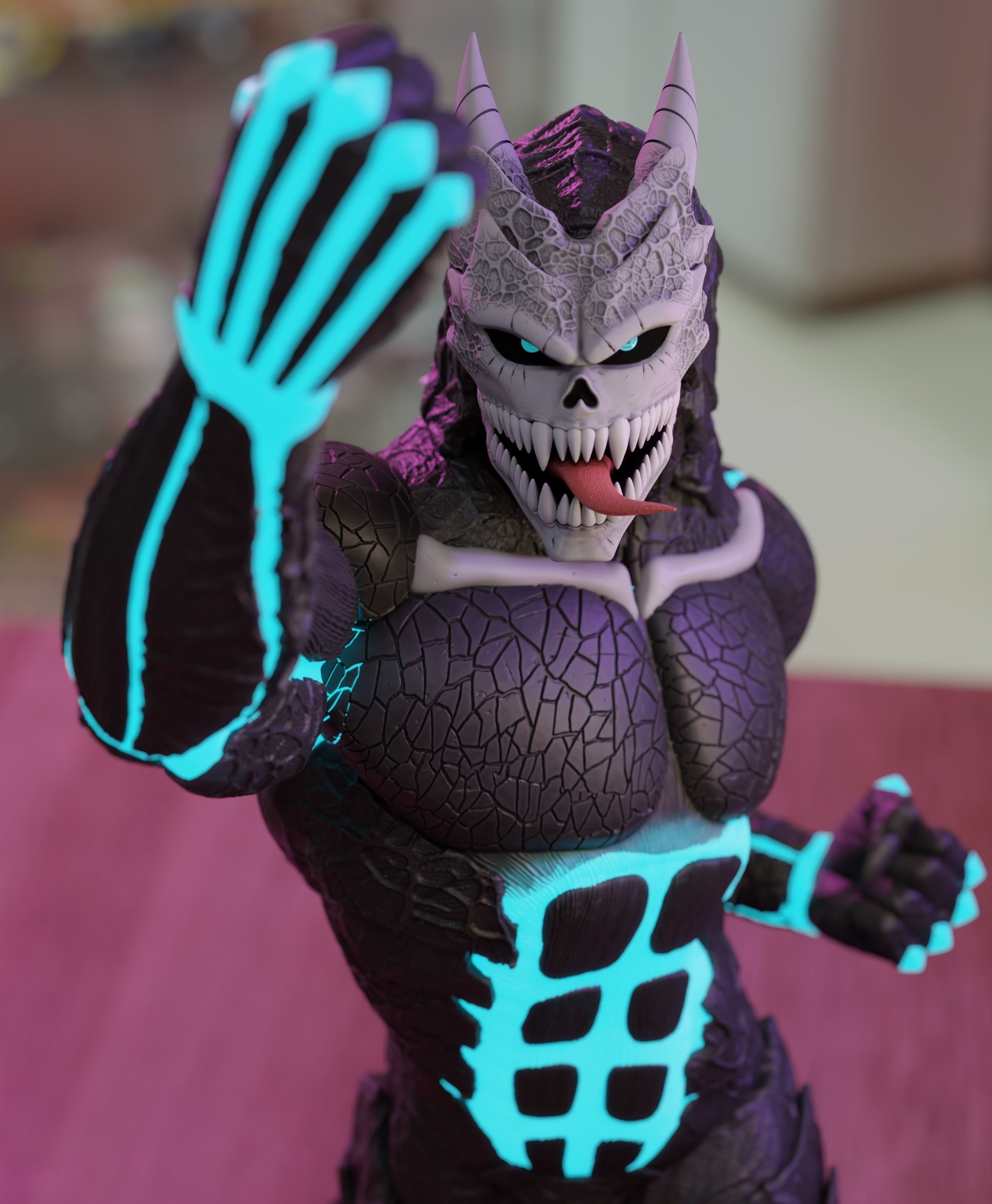 Kafka Kaiju Form - Kaiju No 8 3D print model_1