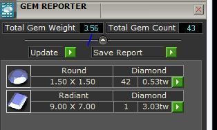 Radiant Solitaire Ring Bridal Set 3D print model_5