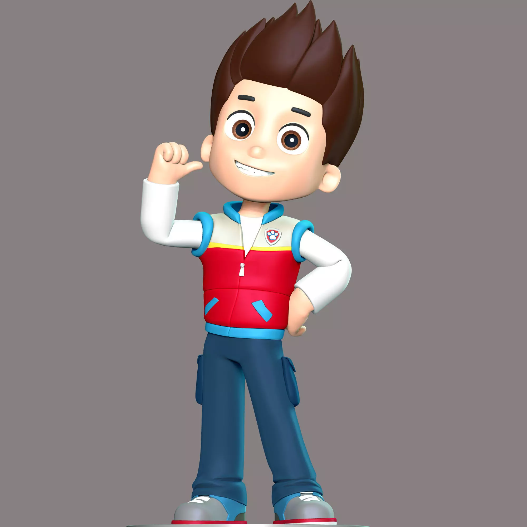 Ryder Paw Patrol Leader 3D print model_0