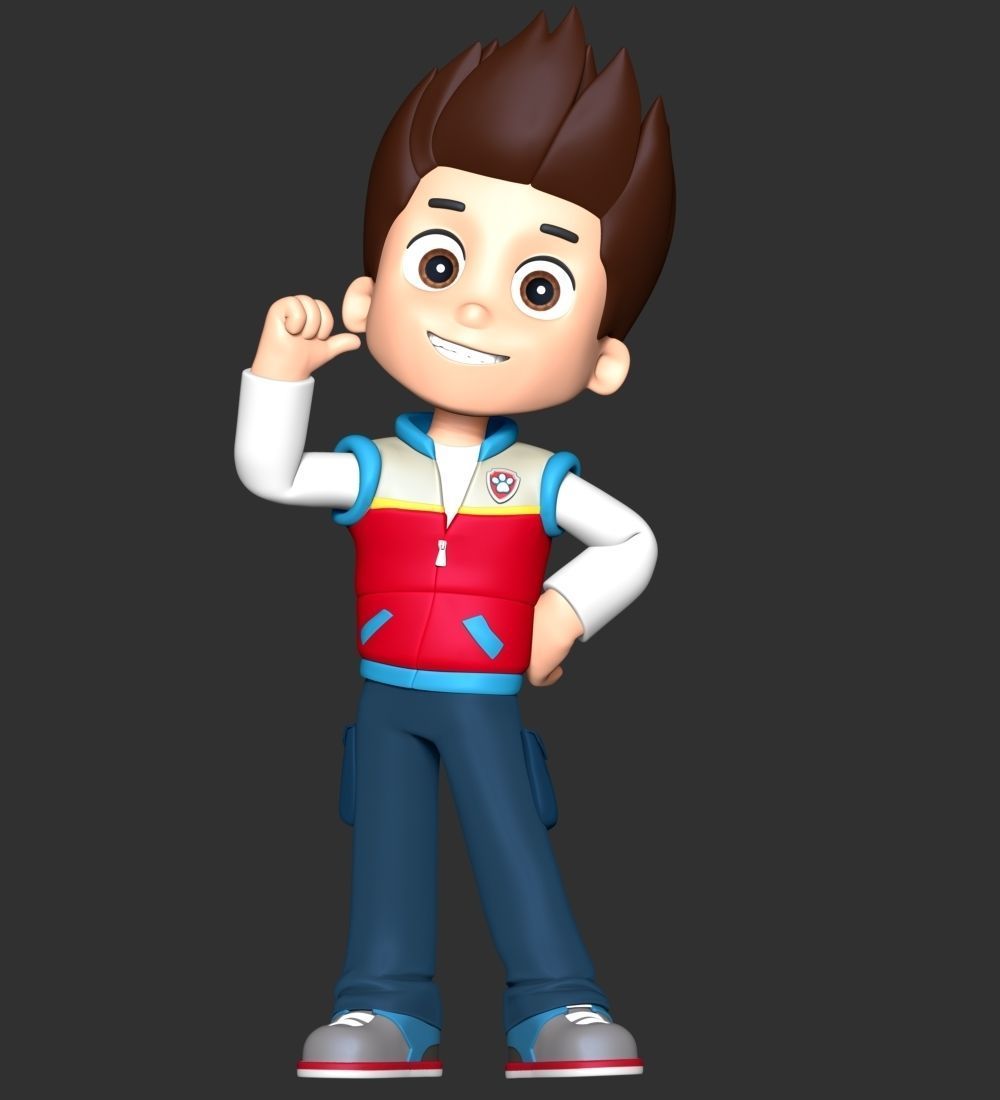 Ryder Paw Patrol Leader 3D print model_5
