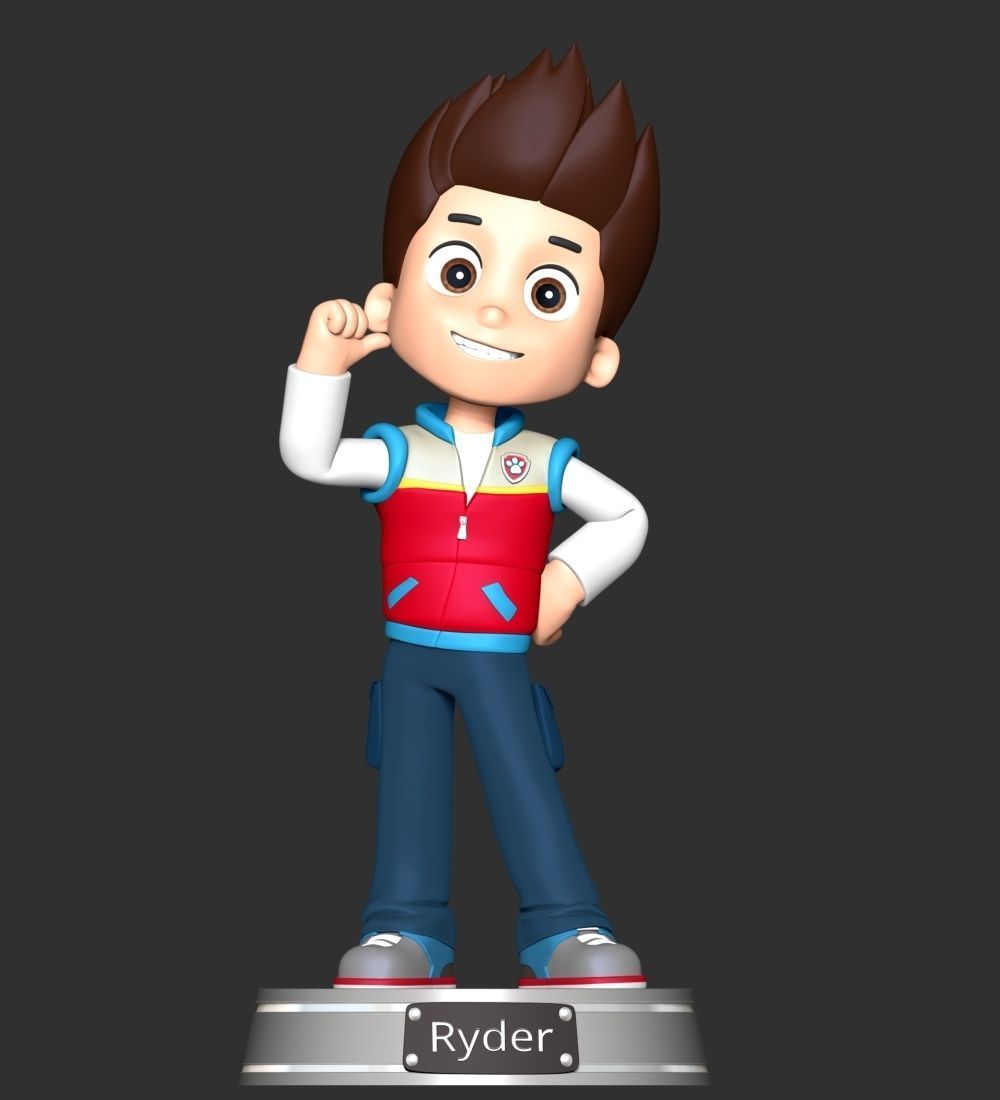 Ryder Paw Patrol Leader 3D print model_1