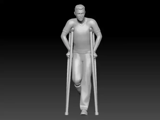 CRUTCH BOY 1 3D print model