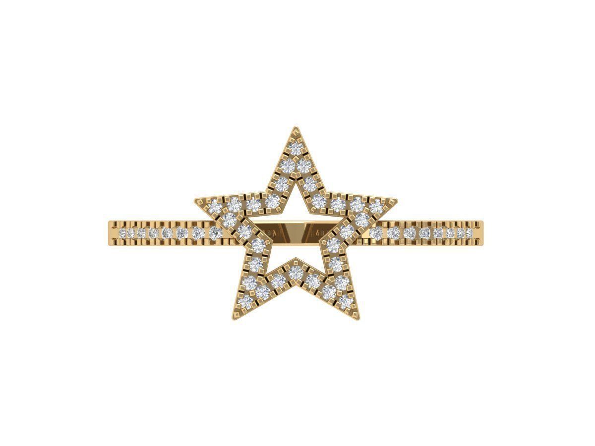  Solitaire Engagement Ring 3D print model_1