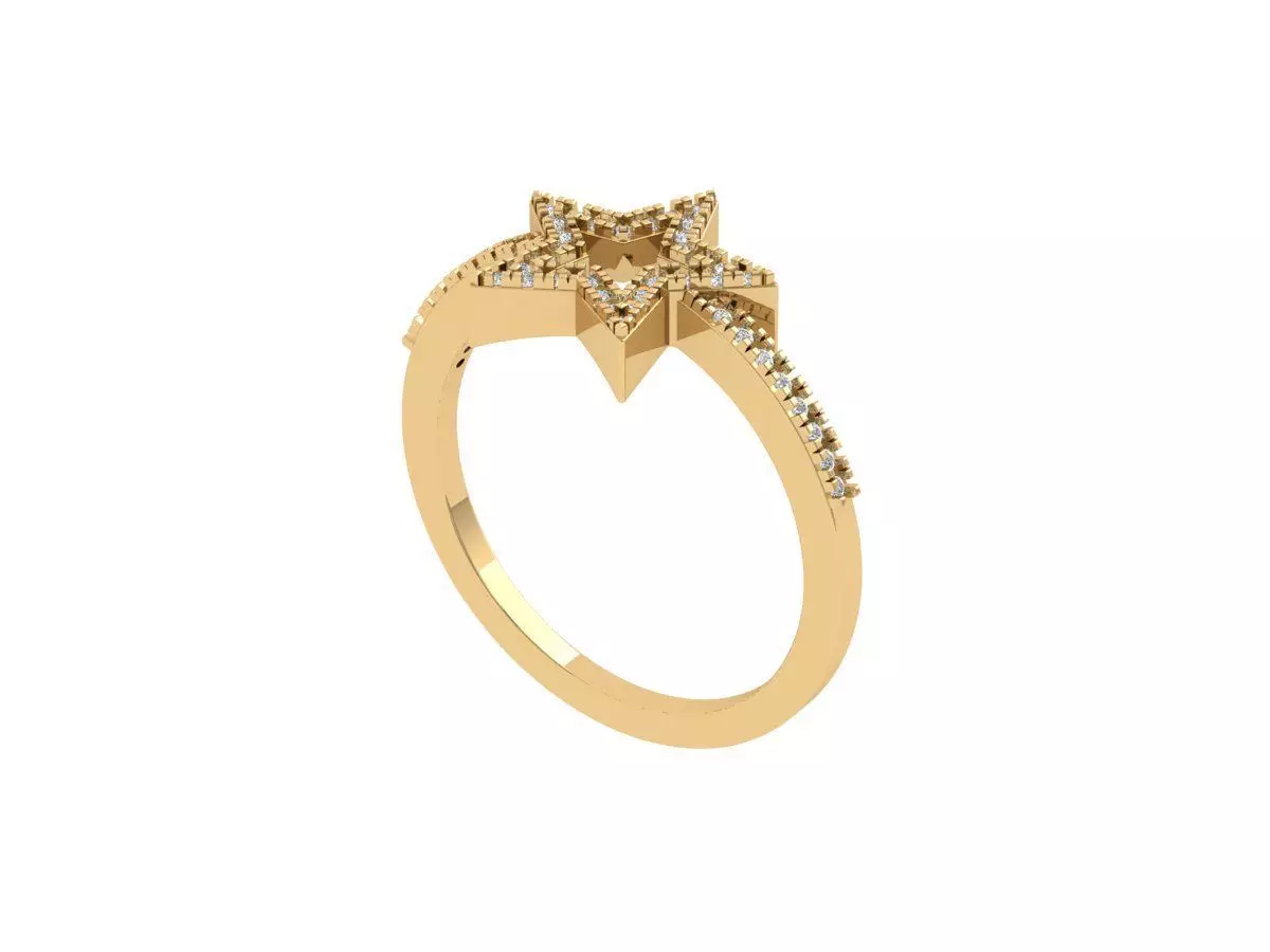  Solitaire Engagement Ring 3D print model_0