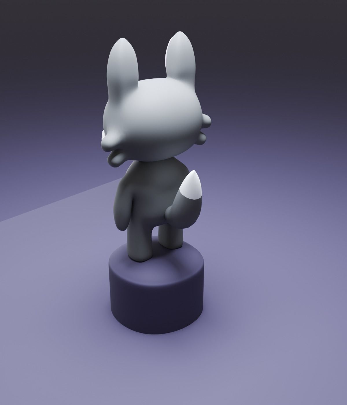 Low-poly Dog Low-poly 3D model_1