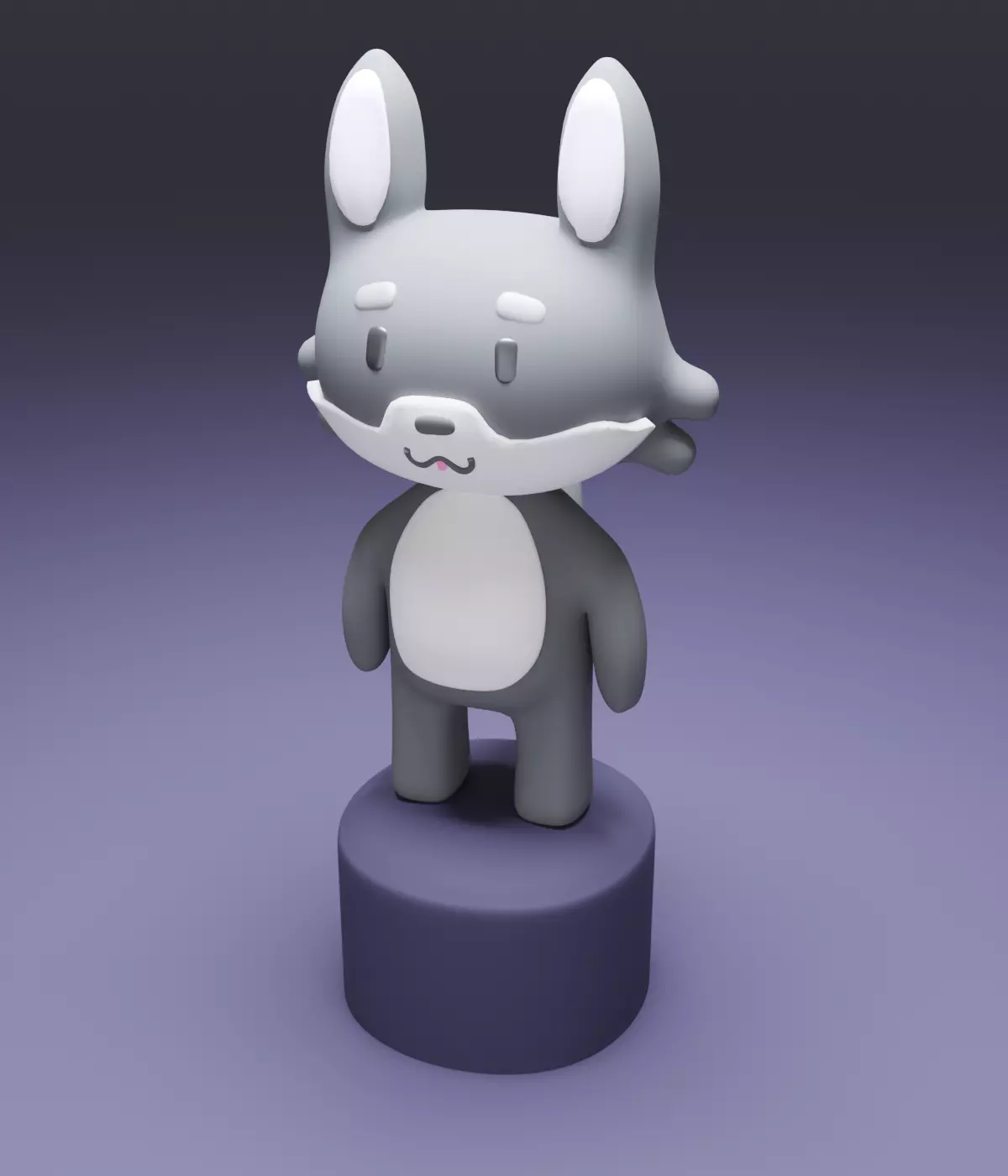 Low-poly Dog Low-poly 3D model_0