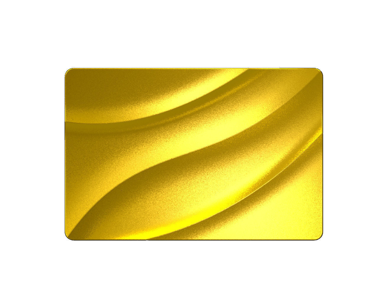 Carved wave pattern tray dish and bowl 3D print model_12