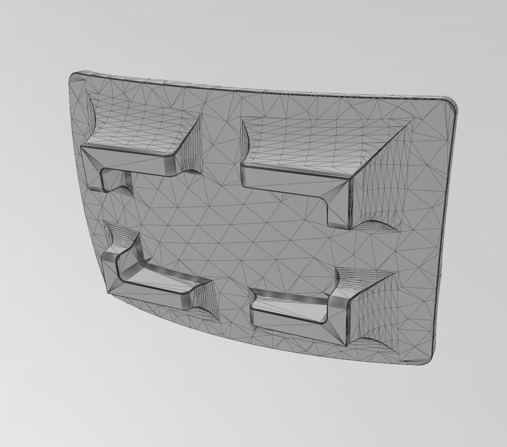 Carved wave pattern tray dish and bowl 3D print model_16