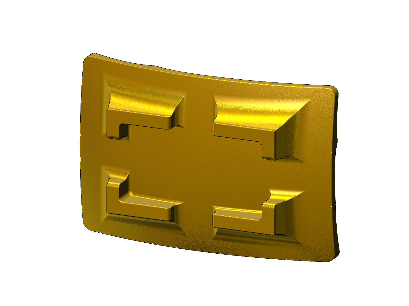 Carved wave pattern tray dish and bowl 3D print model_13