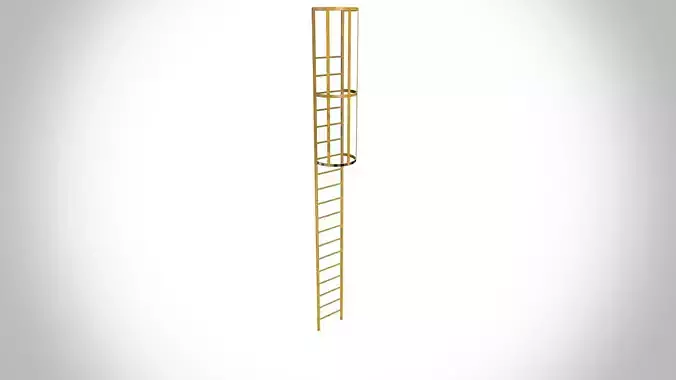Monkey Ladder Low-poly 3D model