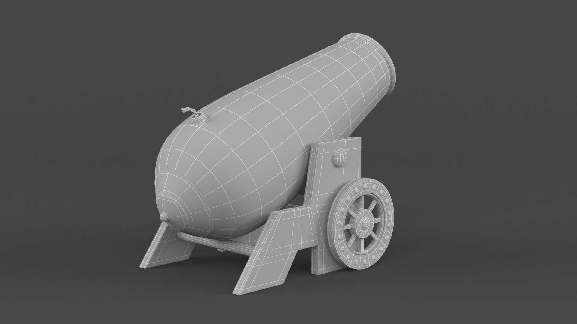 Circus Cannon 3D model_8