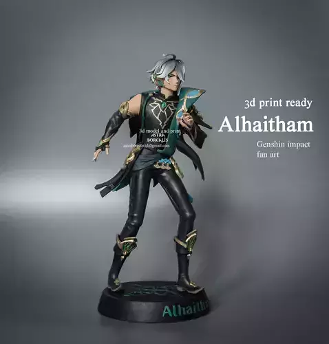 ALHAITHAM from GENSHIN IMPACT 3D print model