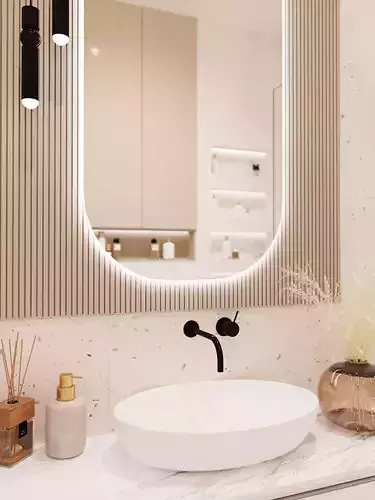 Shower room in modern style