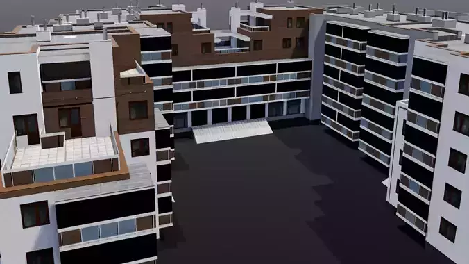Multi-unit apartment building