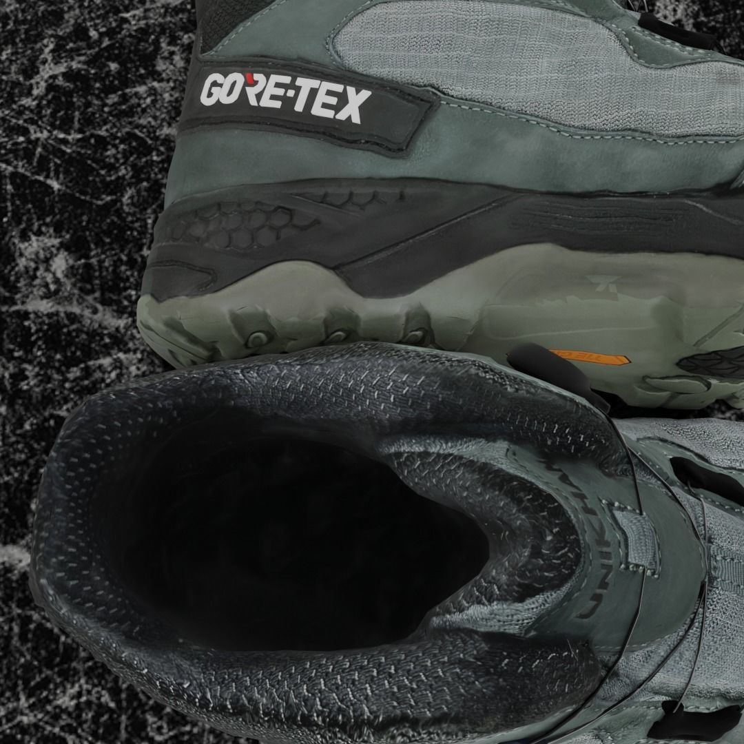 UNIKHAN WORK BOOTS 3D - LIGHT GREEN Low-poly 3D model_11