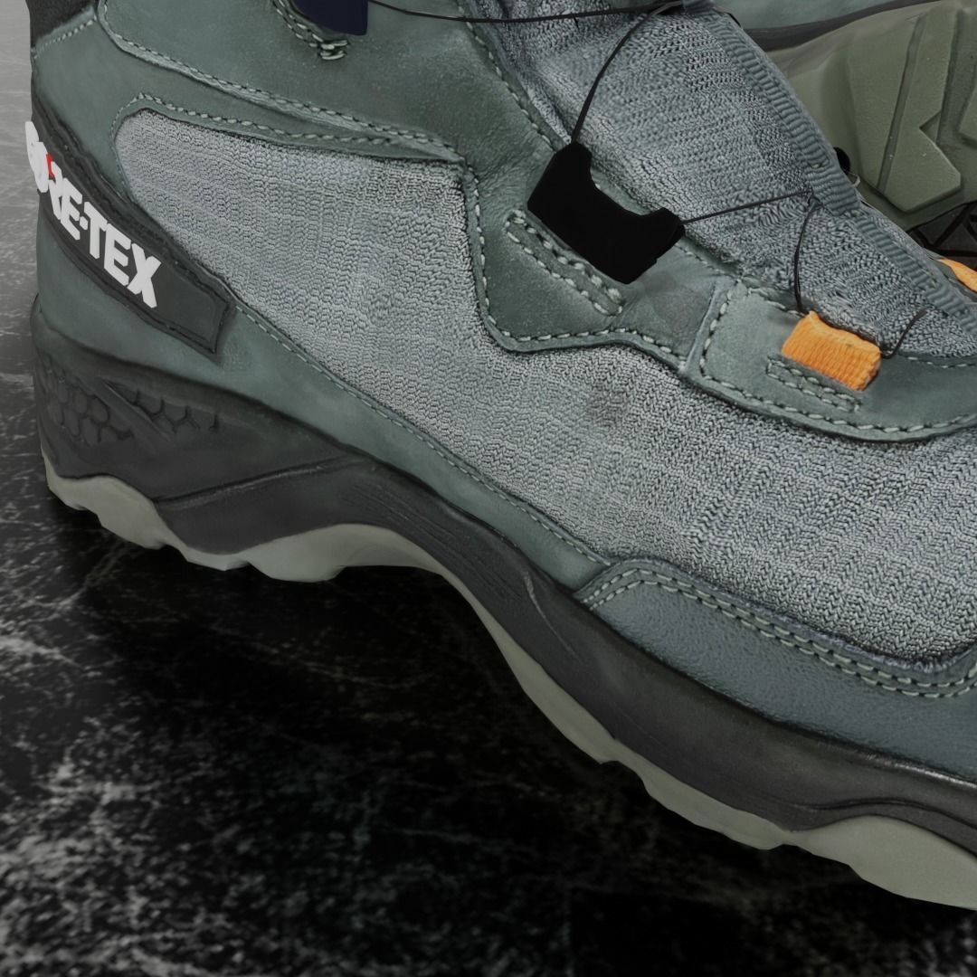 UNIKHAN WORK BOOTS 3D - LIGHT GREEN Low-poly 3D model_12