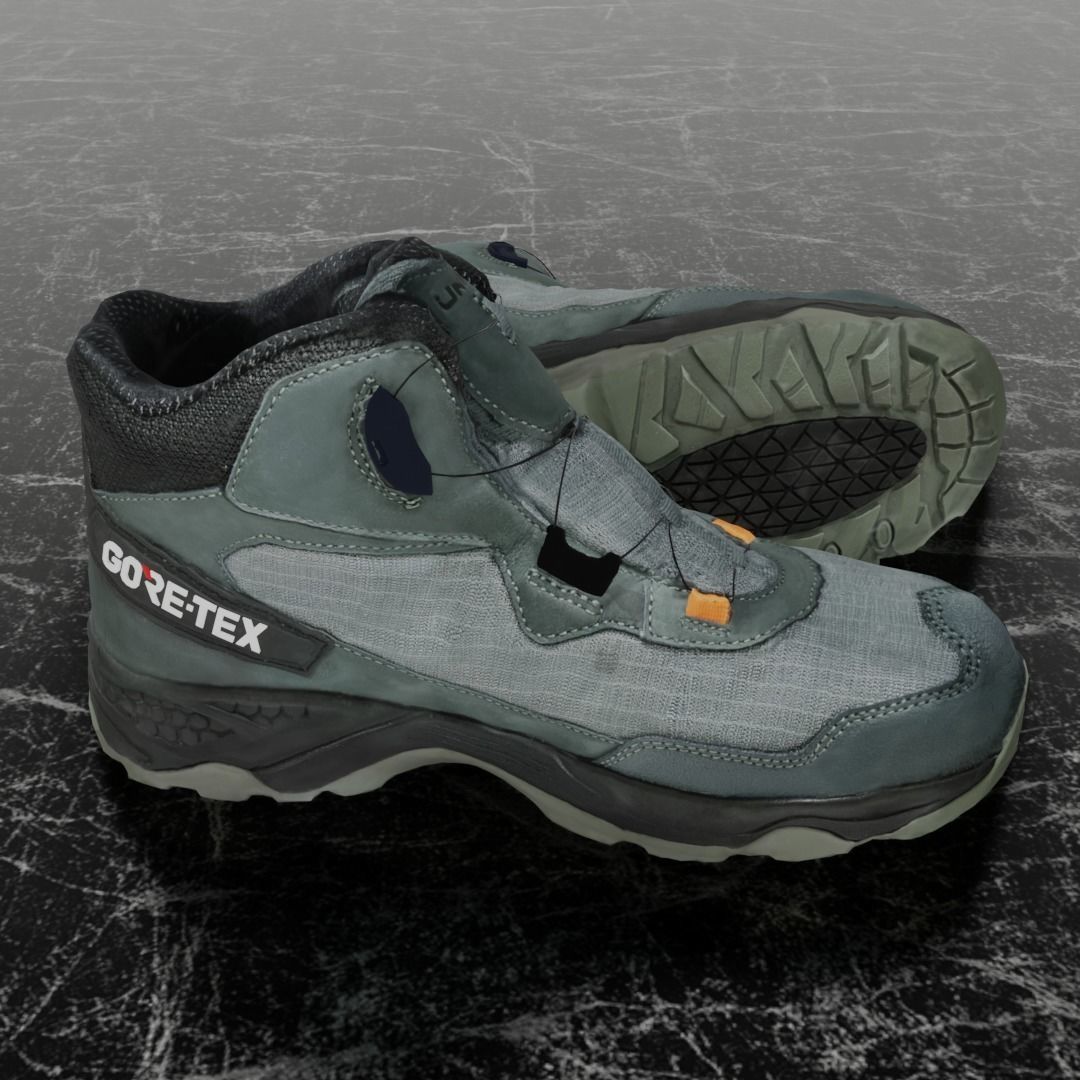 UNIKHAN WORK BOOTS 3D - LIGHT GREEN Low-poly 3D model_4