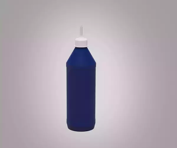 Glue Bottle Low-poly 3D model