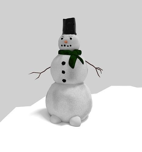 Snowman 3D model