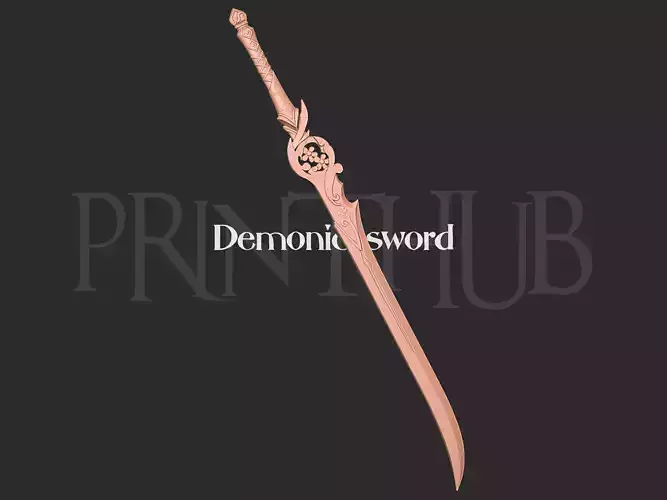 Demonic Sword solo leveling for cosplay