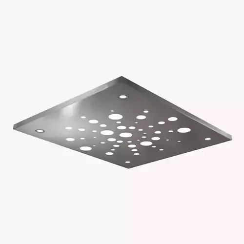 Stainless steel plate Free 3D model