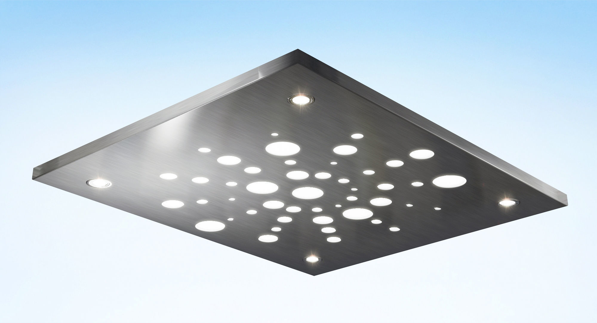 Stainless steel plate Free 3D model_3