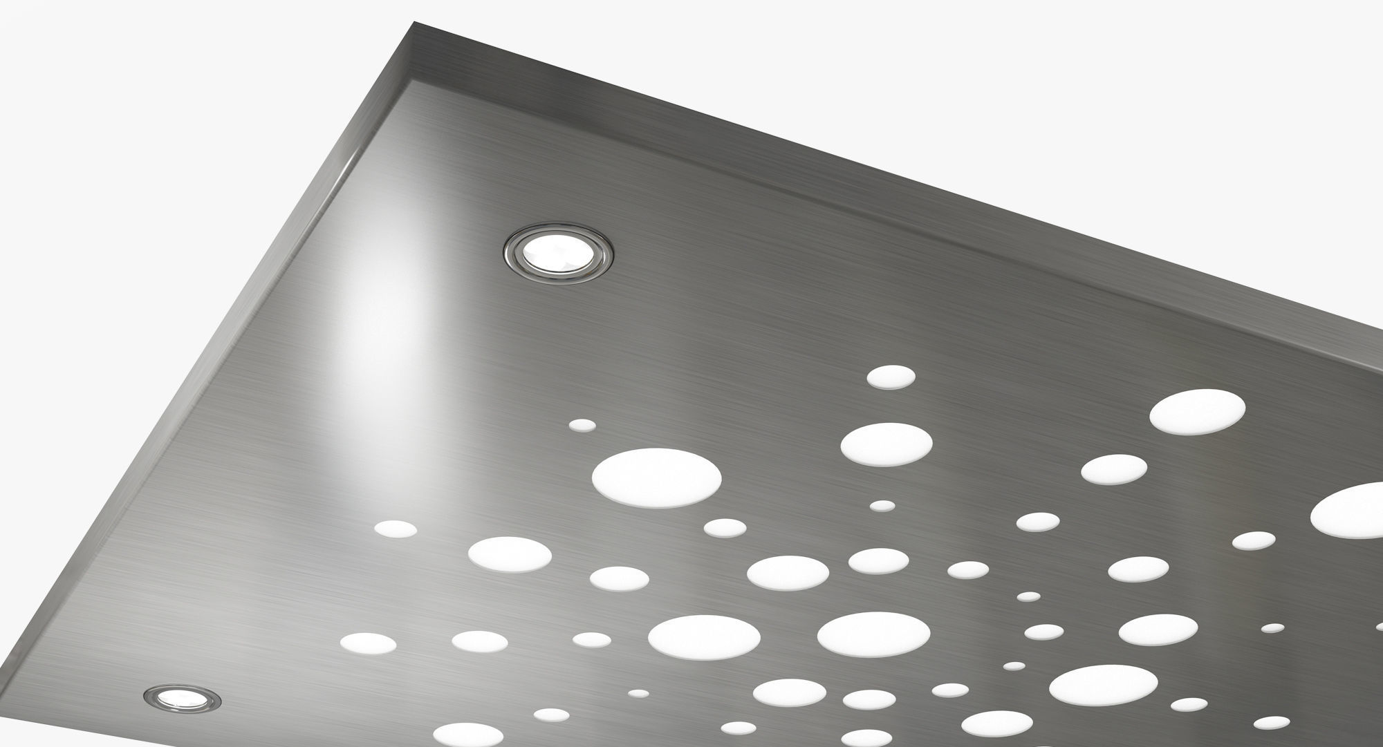 Stainless steel plate Free 3D model_2