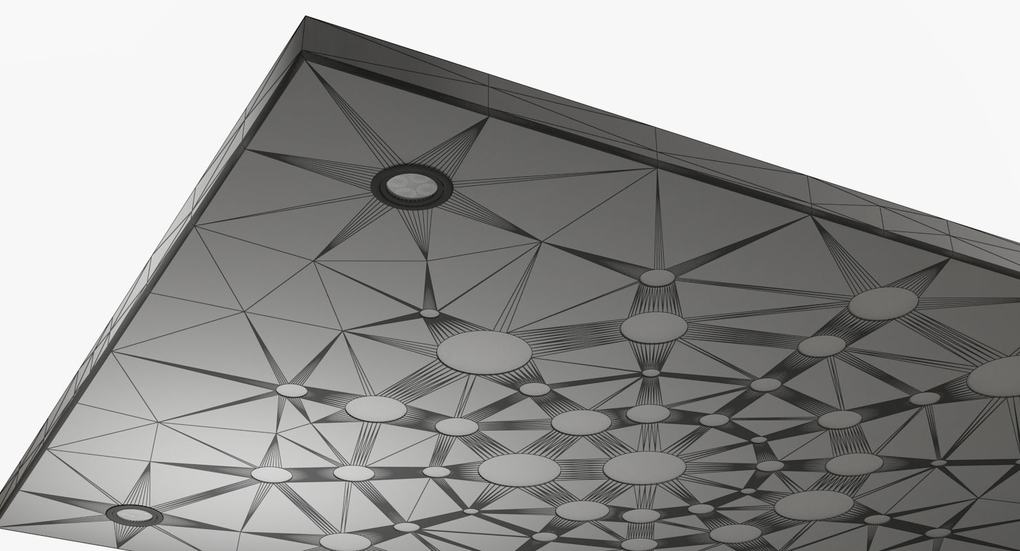 Stainless steel plate Free 3D model_6