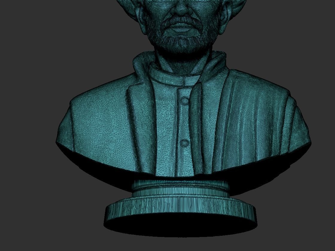 Jyotiba Phule  Savitribai Phule Bust 3D print model_16