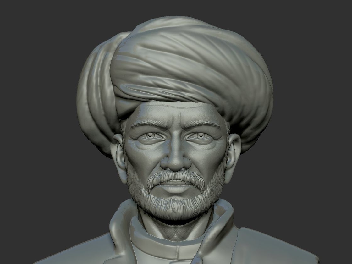Jyotiba Phule  Savitribai Phule Bust 3D print model_4