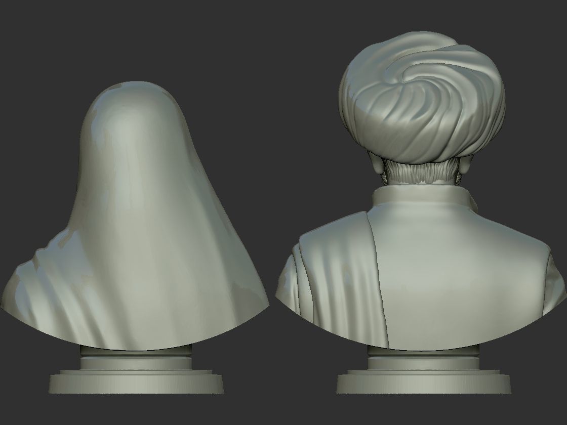 Jyotiba Phule  Savitribai Phule Bust 3D print model_3