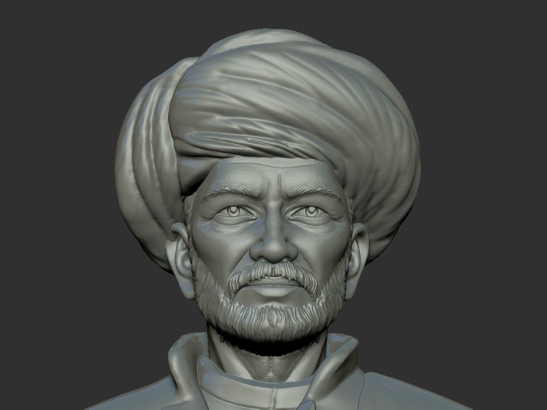Jyotiba Phule  Savitribai Phule Bust 3D print model_5